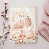 Foto Roze Waterverf Achtergrond voor Vellum Paper Kaart