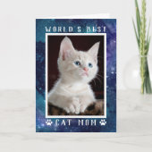 Foto Ruimte Moederdag voor de Beste Kattenmoeder t Kaart (Voorkant)