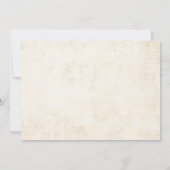 Foto Rust Terracotta Flowers Verbrande Oranje Herf Save The Date (Achterkant)