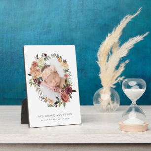 Foto Rustic Bloom Baby Fotoplaat