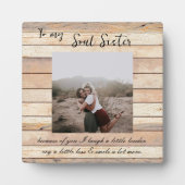 Foto Rustic Wood Plaque Soul Sister Fotoplaat (Voorkant)