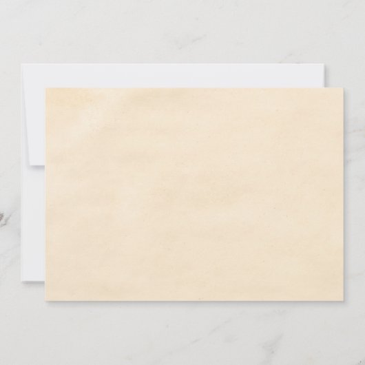 Foto Rustieke Bossen Mountain Sketch Bruiloft Save The Date (Achterkant)