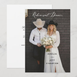 foto rustieke cowboy boho elegante moderne repetit kaart