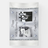 FOTO('s), 60e Jubileum-decoratie Spandoek (Verticaal)