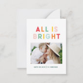 foto ' s collage kerst kleurrijk , helder notitiekaartje (Voorkant)