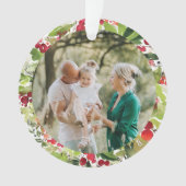 foto ' s met rode en groene kleur , modern botanis ornament (voorkant)