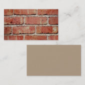foto ' s van brick patroon van visitekaartje (Voorkant / Achterkant)