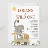 Foto: Safari Bus Boys Wild Op een dag Kaart (Voorkant)