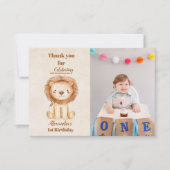 Foto Safari Wild Een Verjaardag Bedankkaart (Voorkant)