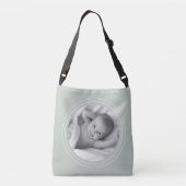 Foto Sage Green Crossbody Bag Crossbody Tas (Achterkant)