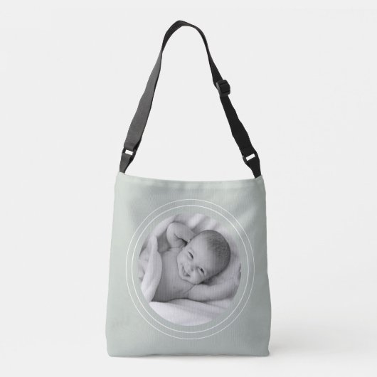 Foto Sage Green Crossbody Bag Crossbody Tas (Achterkant)