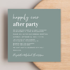 Foto: Sage Green Wedding Reception Kaart