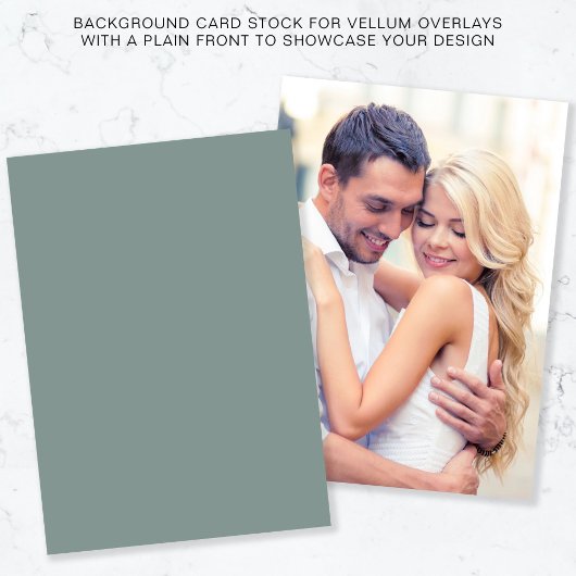 Foto Sage Groene achtergrond voor Vellum Overlay Kaart