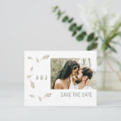 Foto Sage Sparen de datum van de Berichten Website Aankondigingskaart (Staand voorkant)