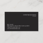  foto Salon Makeup Hair stylist Visitekaartje (Achterkant)