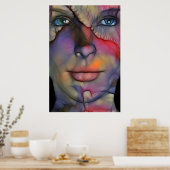Foto samengesteld - Medina Woman Poster (Keuken)
