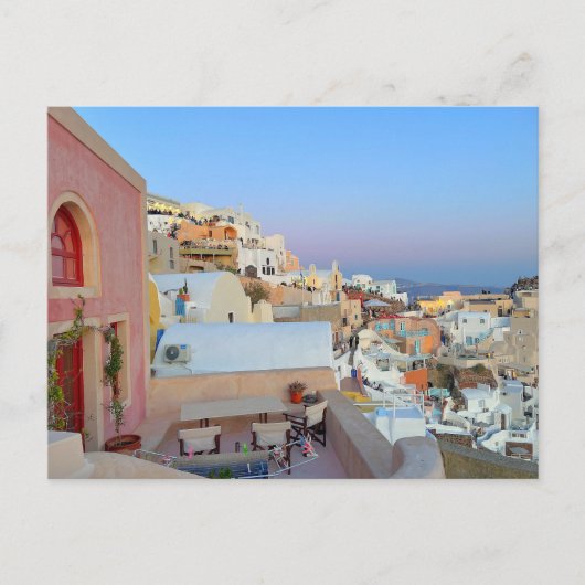 Foto Santorini Griekenland Briefkaart (Voorkant)