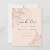 Foto Save Dates PAMPASGRAS Terracotta (Voorkant)