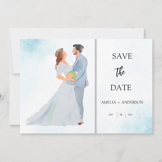  foto save the date (Voorkant)