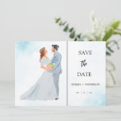  foto save the date (Staand voorkant)