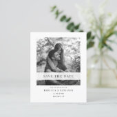 Foto Save the Date Aankondiging (Staand voorkant)