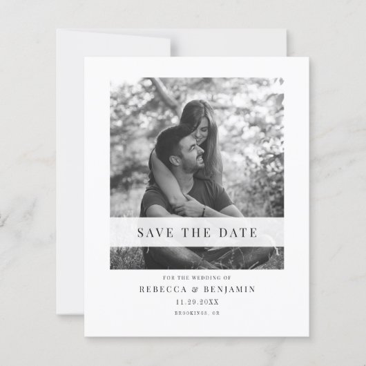 Foto Save the Date Aankondiging (Voorkant)