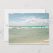 Foto Save the Date Aankondiging // Tropisch Strand (Achterkant)