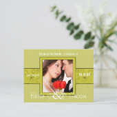 Foto Save The Date Aankondigingskaart (Staand voorkant)