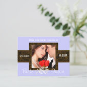 Foto Save The Date Aankondigingskaart (Staand voorkant)