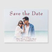 Foto Save the Date Announding Magnet (Voorkant)