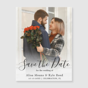Foto Save the Date Announding Magnet
