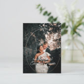 Foto Save the Date-ansichtkaarten Briefkaart (Staand voorkant)