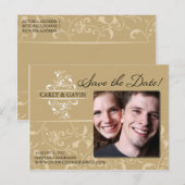 Foto Save the Date Briefkaart (Voorkant / Achterkant)
