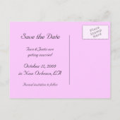 Foto Save the Date Briefkaart (Achterkant)