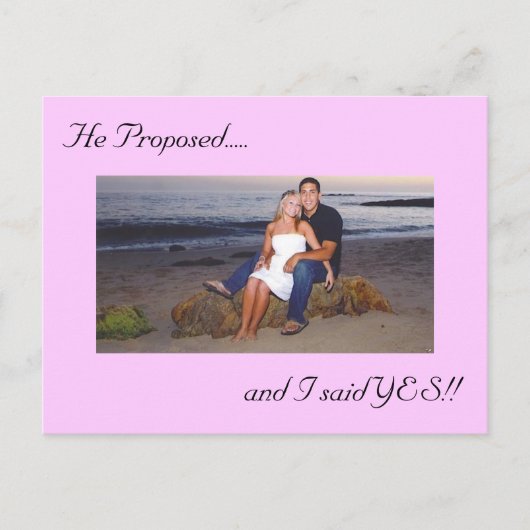 Foto Save the Date Briefkaart (Voorkant)