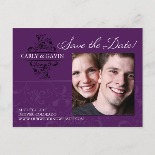 Foto Save the Date Briefkaart (Voorkant)