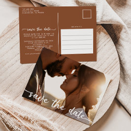 Foto Save the Date Briefkaart - Terracotta