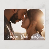 Foto Save the Date Briefkaart - Terracotta (Voorkant)