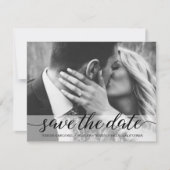 Foto Save the Date elegant script Wedding Website (Voorkant)