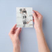 Foto Save the Date Flyer (Hand)