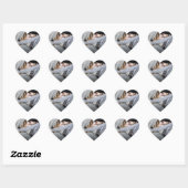 Foto Save the Date Heart=Shaped Envelope Seals Hart Sticker (Vel)