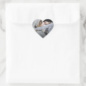 Foto Save the Date Heart=Shaped Envelope Seals Hart Sticker (Tas)