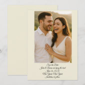 Foto Save The Date Kaart (Voorkant / Achterkant)