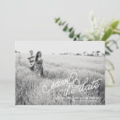 Foto Save the Date Kaart (Staand voorkant)