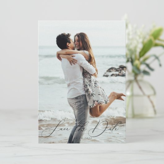 Foto Save the Date  Kaart (Staand voorkant)