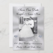 FOTO Save the Date Kaarten, 60e, 75e, of ELK JAAR Kaart (Voorkant)