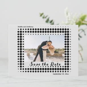 Foto Save the Date Magneet Bruid Bruidegom Trouwda