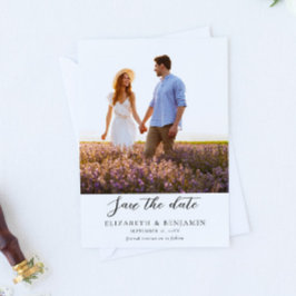 Foto Save the Date Minimalistische Elegante QR Huw