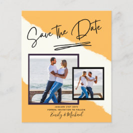 FOTO Save the Date - Modern handgeschreven script Flyer
