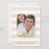 Foto Save the Date Modern Waterverf Floral Kaart (Achterkant)